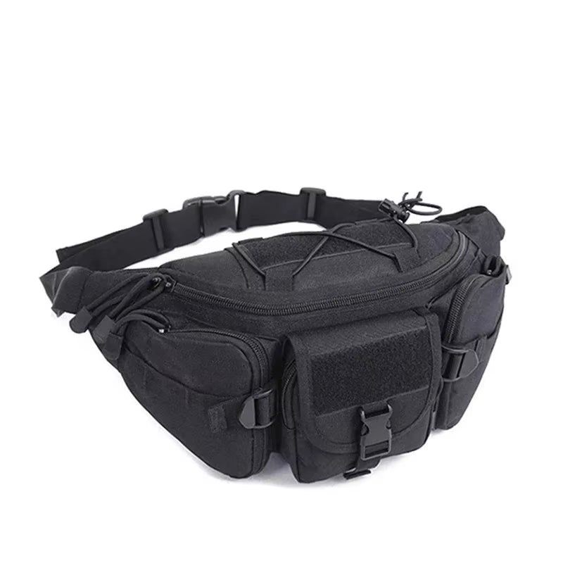 New Outdoor Waist Bag Men Tactical Waterproof Molle Camouflage Hunting Hiking Climbing Fishing Nylon Belt Pack Combat Chest Bags