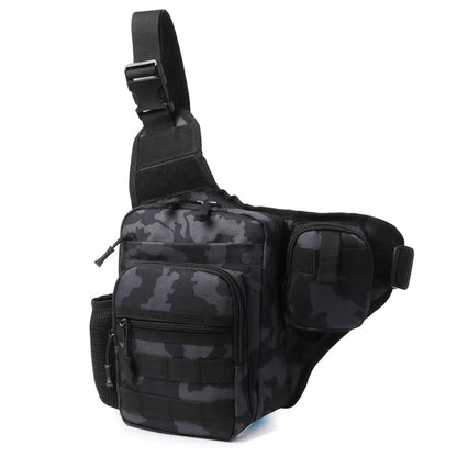 Camping Climbing Bag Chest Pouch for Men Cycling Hiking Travel Outdoor Sport Tactical Crossbody Molle Fishing Waist Fanny Pack