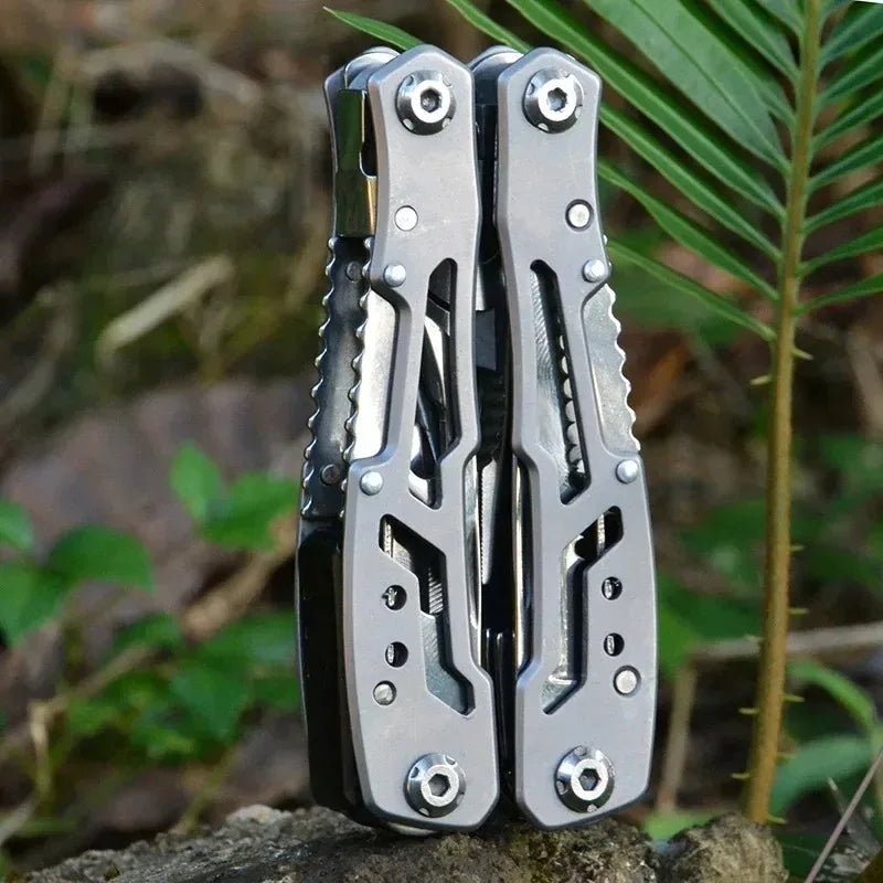 Outdoor Multitool Camping Stainless Steel Edc Folding Multifunction Tools Emergency Survival Knife Pliers Huangziqi