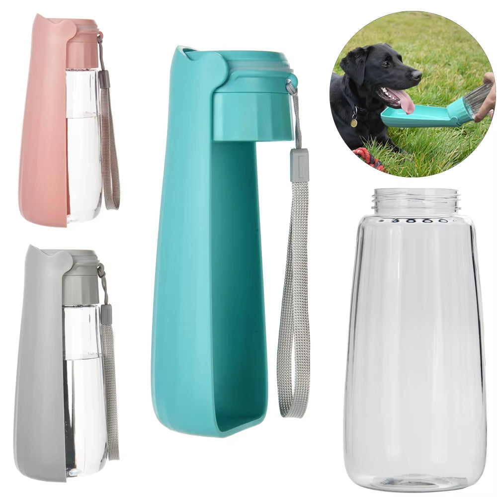 Outdoor Portable Dog Water Bottle for Small Large Dogs Cats Leak Proof High Capacity Pet Drinking Bowl Labrador Beagle Supplies